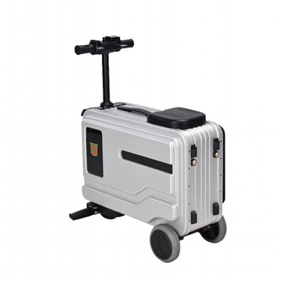 Sitt på elektrisk koffert